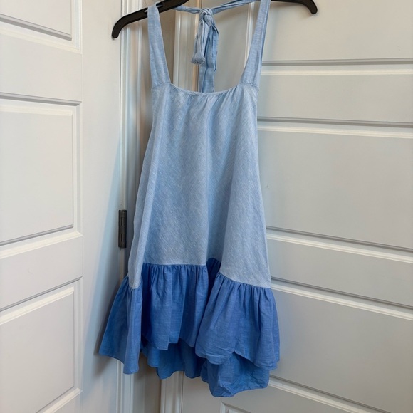 Sachin & Babi x Anthropologie Linen Halter Top Size Large - Picture 3 of 7